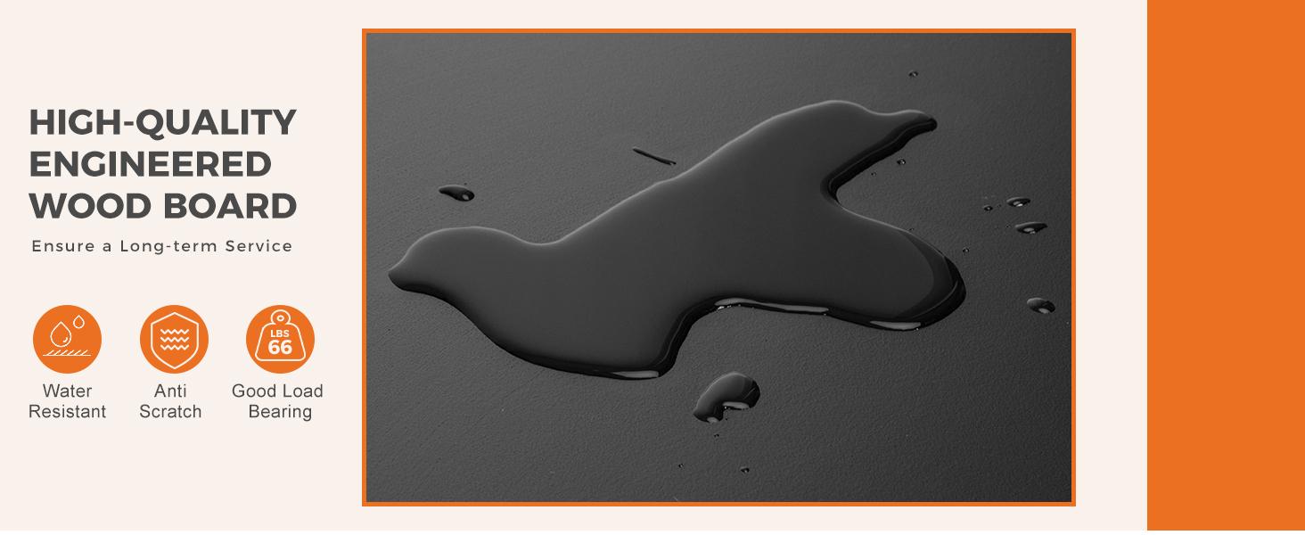 Dresser for Bedroom with 9 Drawers, Anti-Tip Tall Fabric Chests Storage Organizer Tower Furniture with Wooden Top Metal Frame for Clothes, Closet, Living Room, Hallway, Entryway