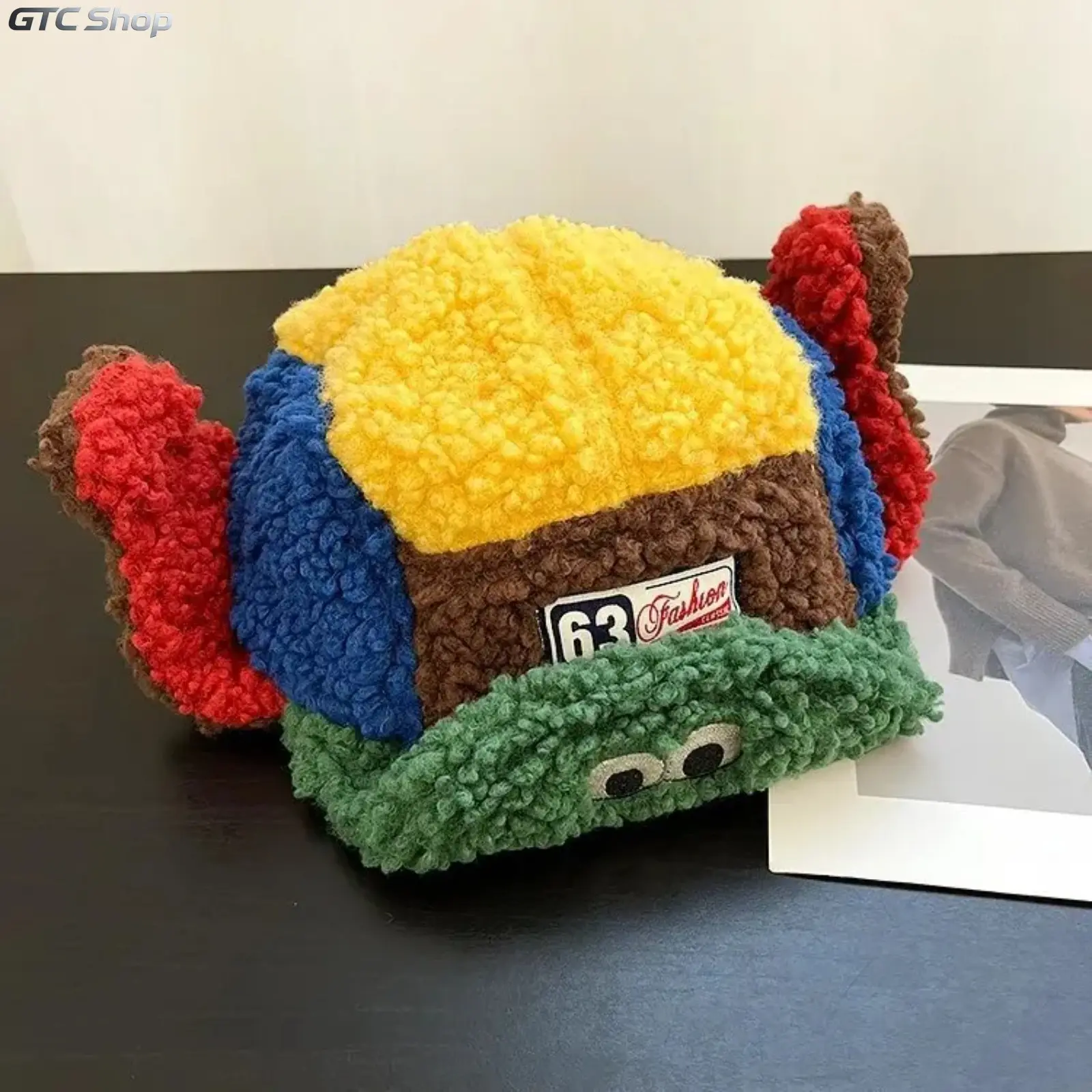 Dopamine Colorful Aviator Trapper Hat Cute Y2K Ear Flap Pilot Cap Streetwear Fashion Aesthetic Outfit Hat Fun Cozy