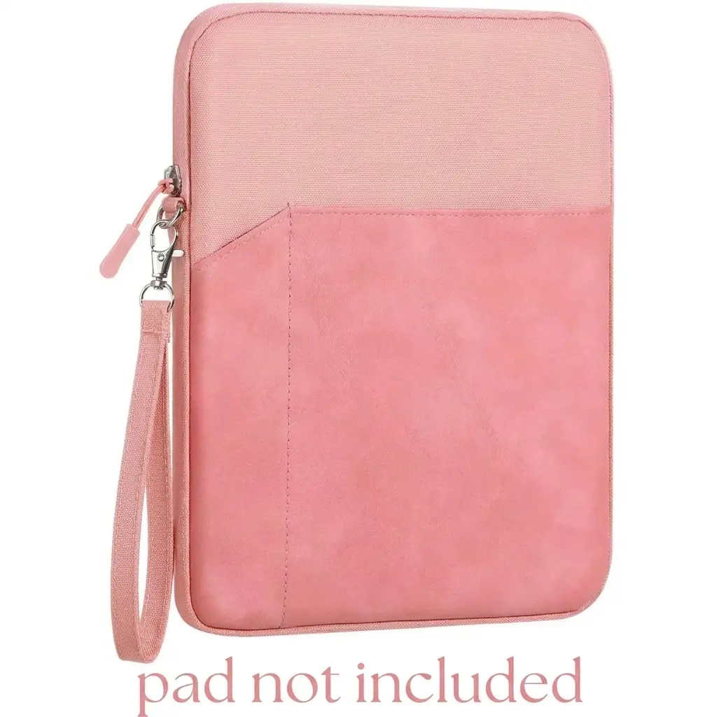 Portable Tablet Storage Bag with Compartments, Water Resistant Pouch Sleeve Tablet Bag, Tablet & Computer Accessories Compatible with iPad 9.7-10.8 Inch (Case Only)