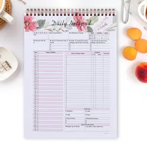 Daily Planner Notepad - Tear-Off Daily Planning Pad, Organizer with To Do Lists, Schedule, Appointment, Productivity Tracker, 120Page 120Gsm Undated Sheets, 8.5 x 11 inches