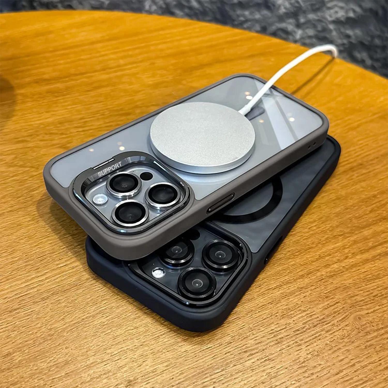 OREKROY Magnetic Mag Safe Clear Case +Camera Lens Protector Film Acrylic Hard Back Cover For iPhone 16 Pro Max,15 14 13 12 Pro Max Plus Camera Ring Kickstand Shockproof OREKROY Magnetic Mag Safe Clear Case +Camera Lens Protector Film Acrylic Hard Back Cover For iPhone 16 Pro Max,15 14 13 12 Pro Max Plus Camera Ring Kickstand Shockproof