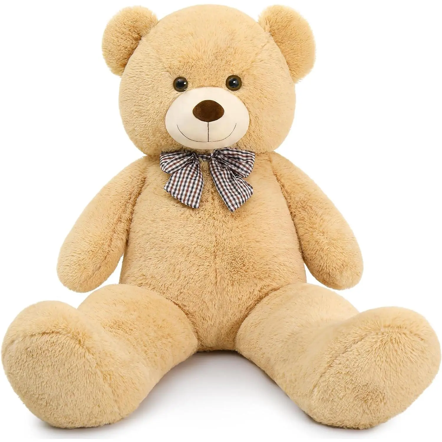 Giant Teddy Bear 4 Feet,Adorable and Cuddly Big Bear Stuffed Animal 47", Classic Teddy Bear Plush Gift Decoration for Baby Shower,Party,Birthday,Valentines Day,Tan