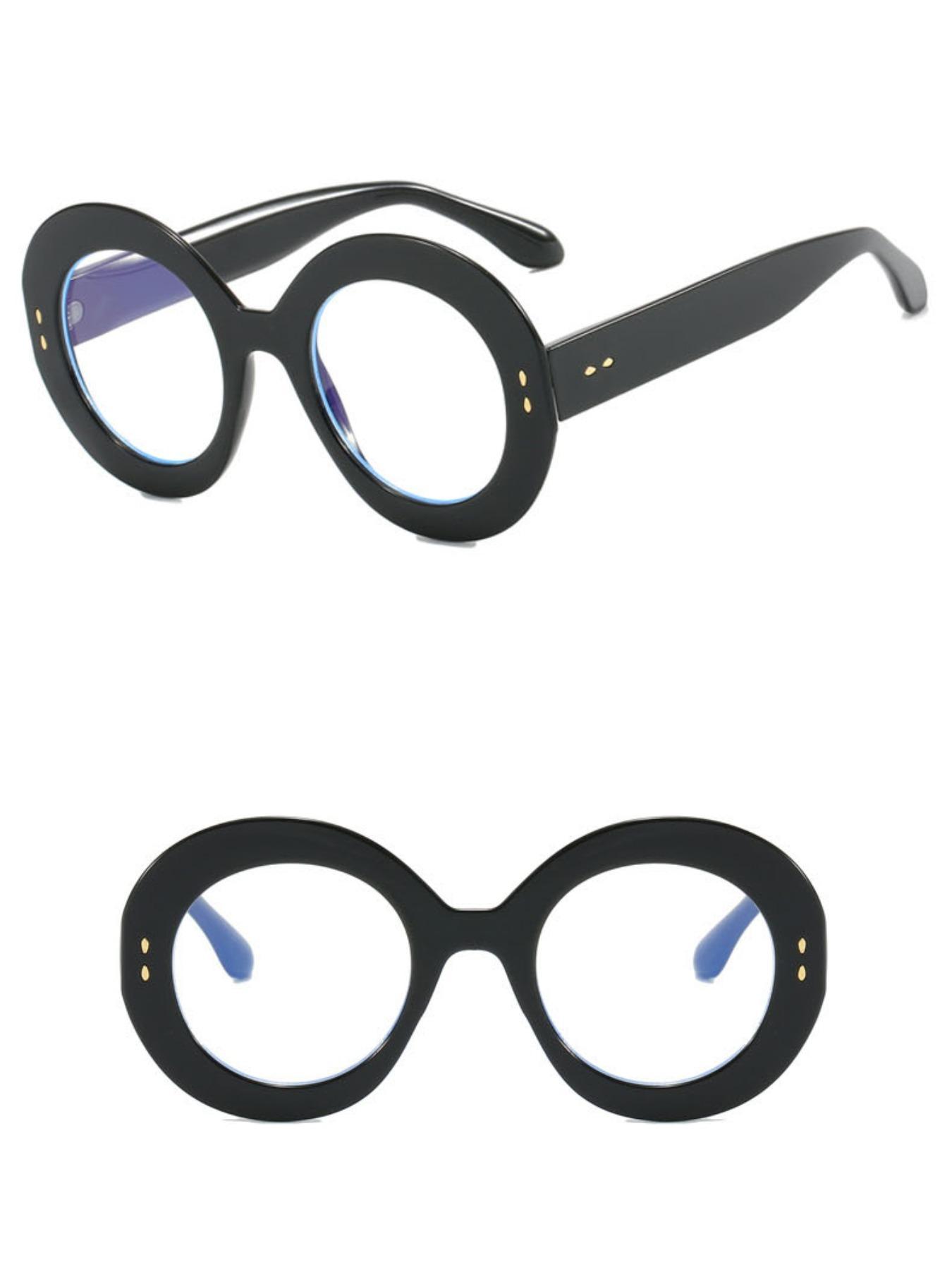 Women's Leopard Print Large Frame Eyeglasses, Trendy Casual Eyeglasses for Everyday Use, Fashion Accessories for Outdoor Activities, Leopard Pattern Eyeglasses, Trendy Casual Frames