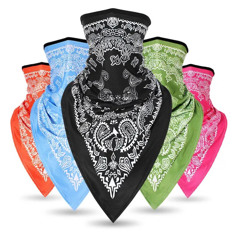 Cashew Flower Bandana Neck Gaiter - Fashion Scarf Accessory, Multi-Use Face Cover, Face Neck Head Protection Scarf, Head Wrap, Hiking/Light Outdoor Accessory, Face Neck Head Protection Head Scarves