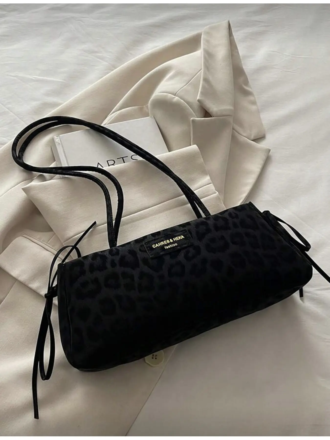 New Fashion Leopard Print Handbag for Party Outing Vacation Shopping Daily Use Coin Phone Storage Elegant Ladies Bag for Professional Women College Students Office Workers