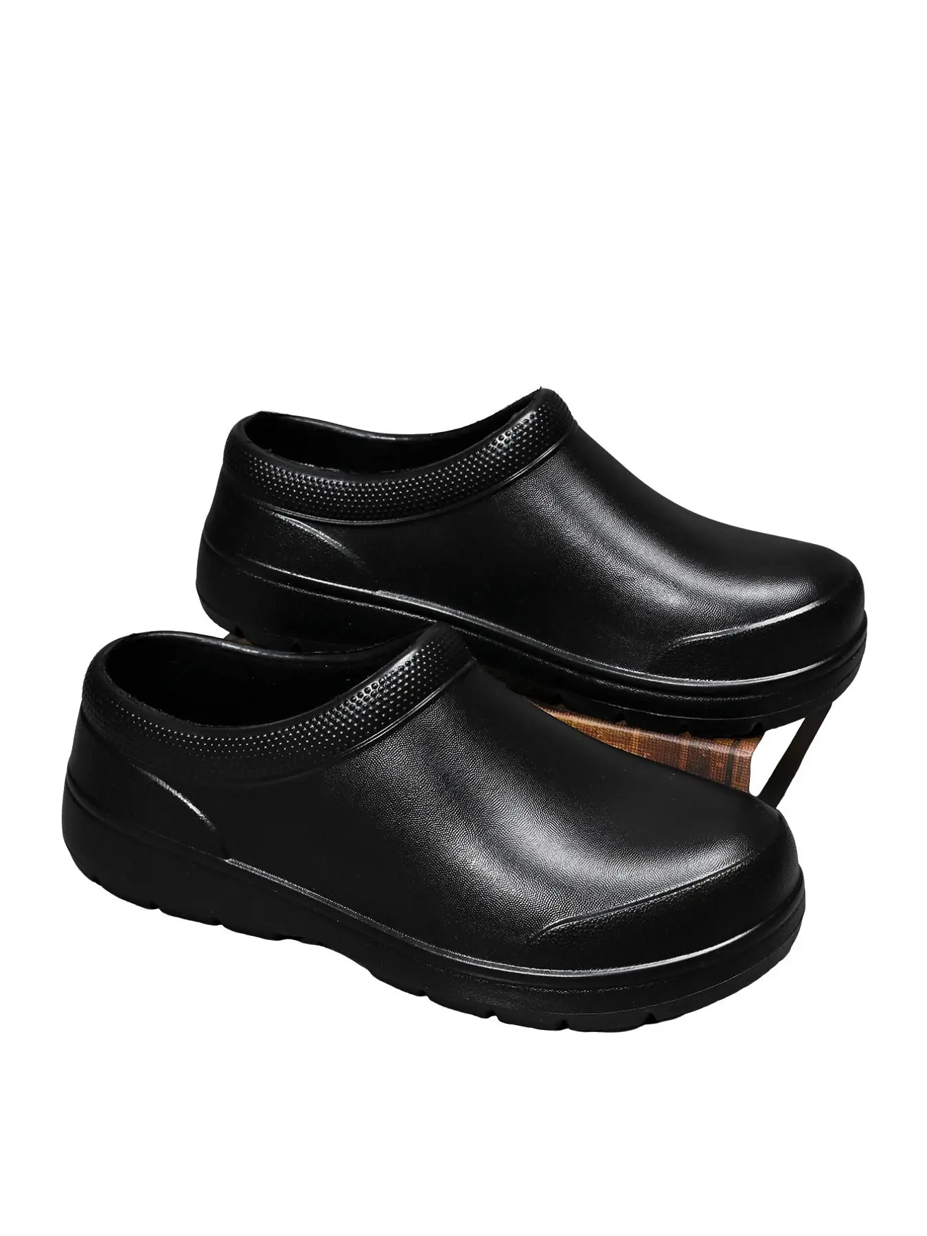 Unisex Outdoor Slip-Resistant Walking Shoes, One-Step Waterproof Chef Shoes, Chef Footwear, Durable Comfortable Work Shoes for Food Industry Professionals, Kitchen Clogs, Non Slip Clogs