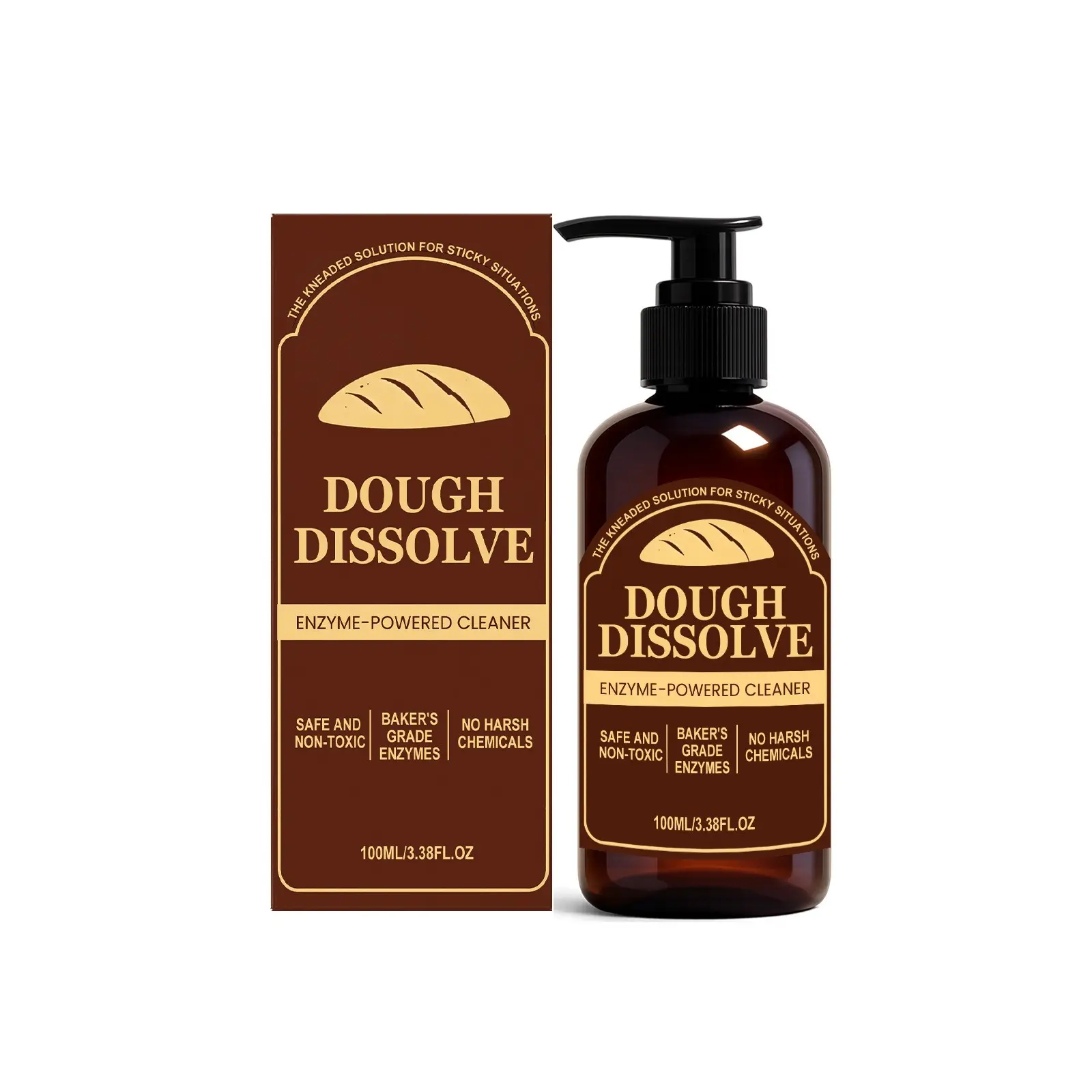 Dough Dissolver, Gentle Food Processing Cleaner, Neutral Formula, Easy to Rinse, Non-Irritating, Kitchen Essential, Safe for Hands