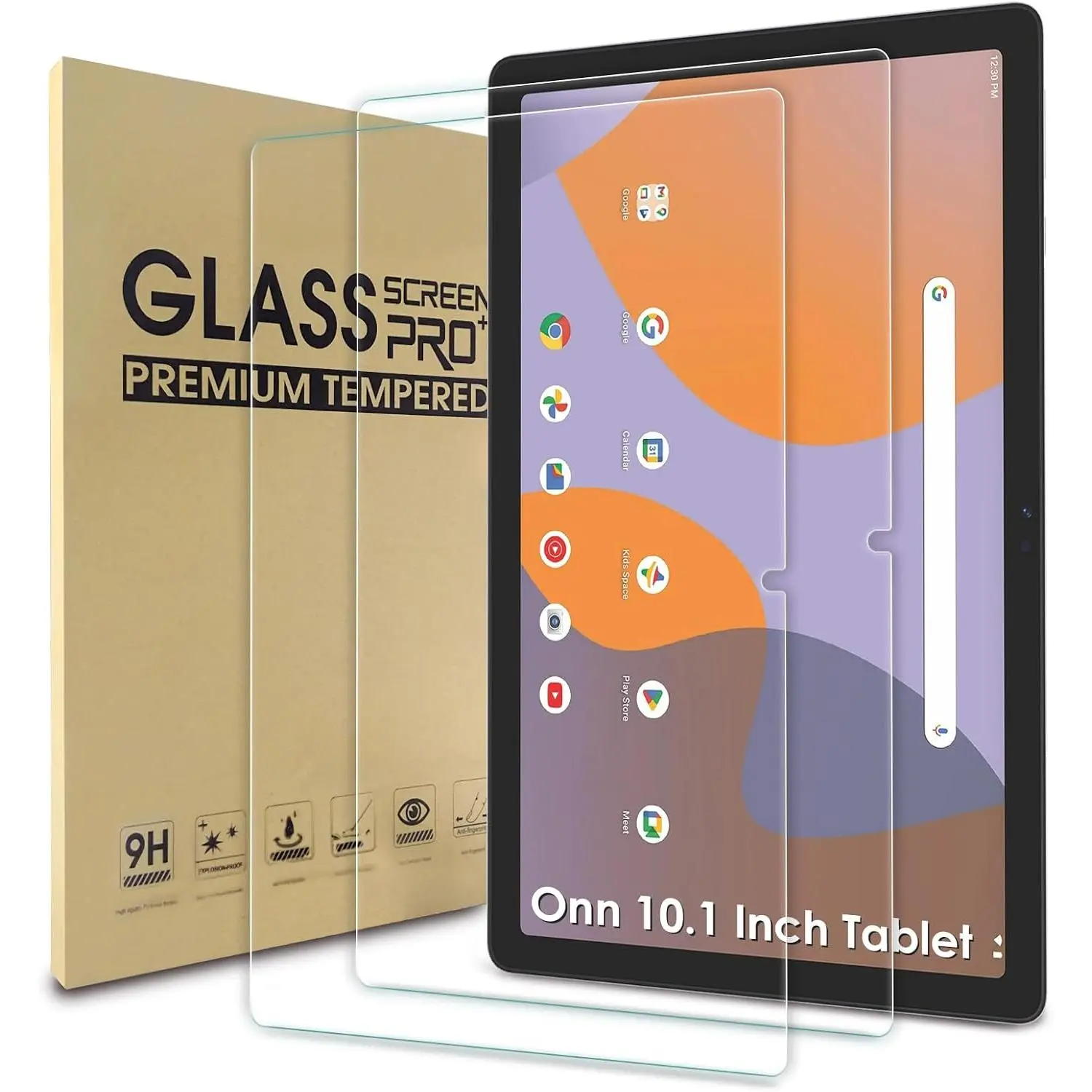 2 Pack Screen Protector Compatible with Onn 10.1 Inch Tablet