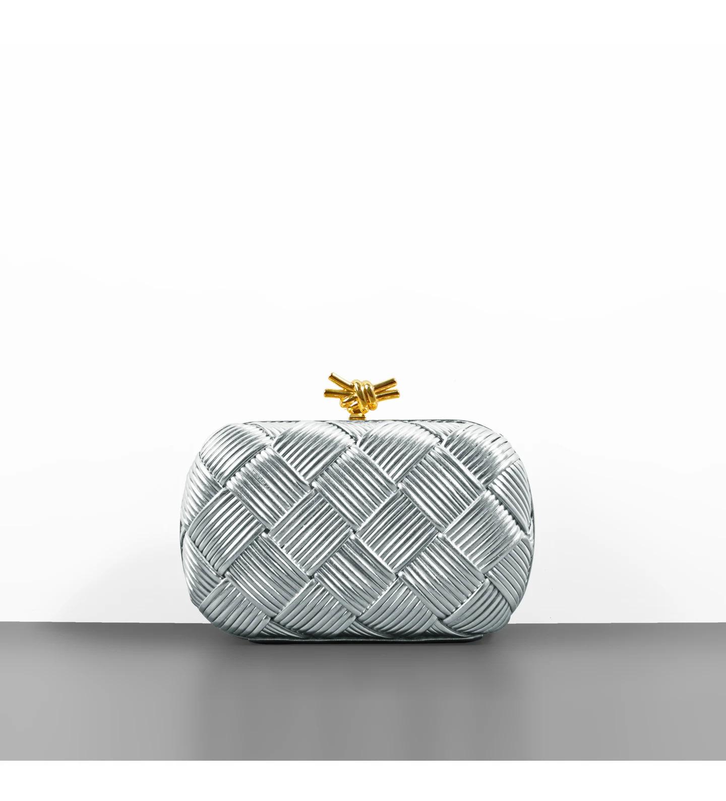 2026 Trend Luxury Golden Evening Bag For Woman Designer Party Silver Purses Elegant Women's Crossbody Bag Ladies Wedding Clutch