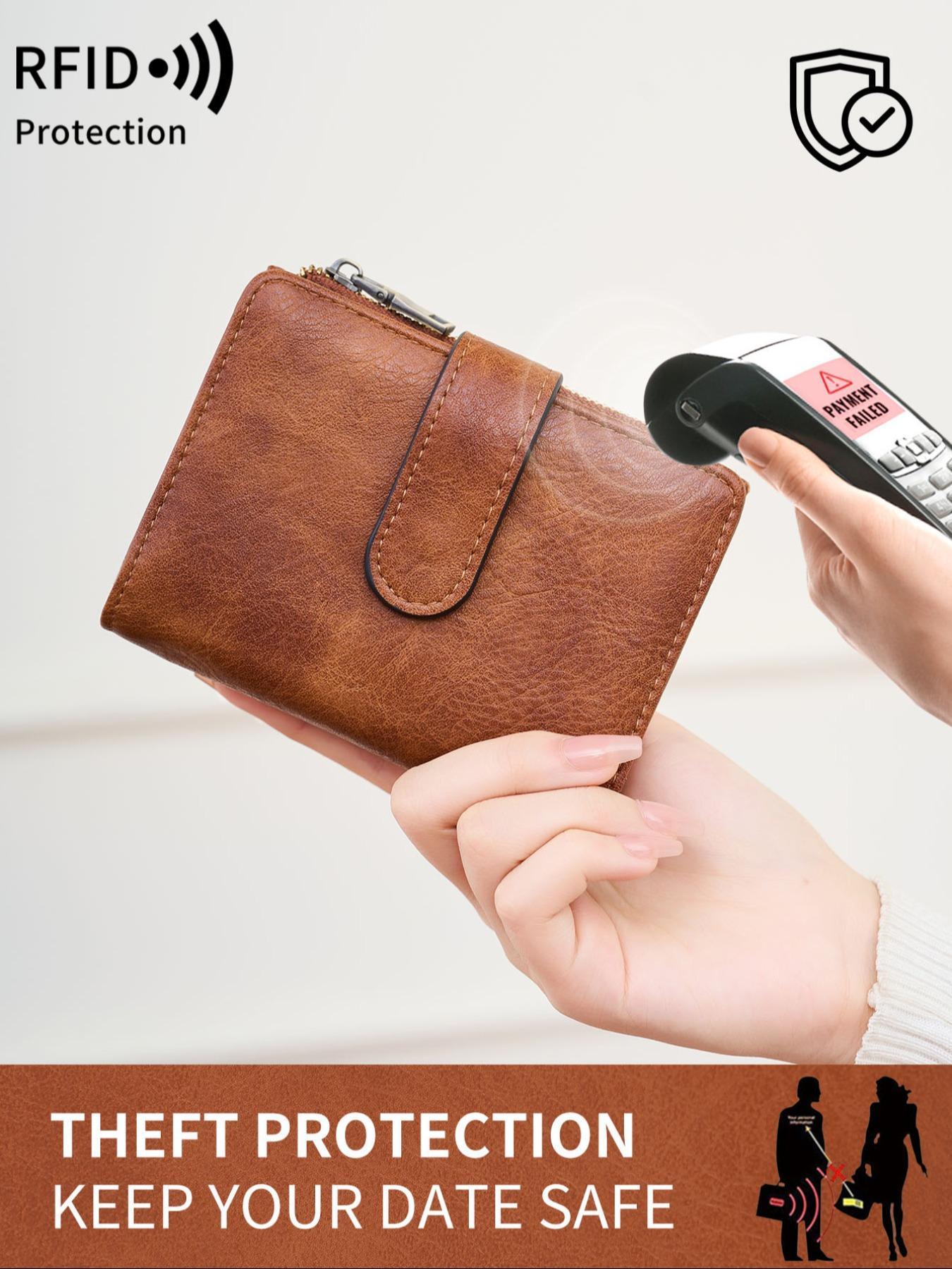 Women's Vintage Multi Card Slot, Portable Multi-functional Short Wallet, Casual Trendy Versatile High-quality Daily Wallet, Durable Fashion Wallet