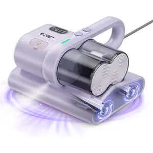 Mattress Vacuum Cleaner, 16KPa Suction,  Brushroll & Suction,  Dust Sensor, UV-C 253.7nm, HEPA,  Mist, 16.4FT Cord, Lightweight for Bed Sofa Carpet ( Not Included)