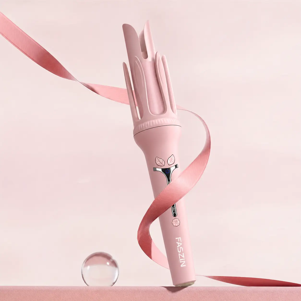 Automatic Hair Curler, 32mm Ceramic Coated Barrel with Negative Ions for Damage-Free Styling, Anti-Tangle Styler with Auto Timer On, 4 Temperatures & Dual Voltage, Girlfriend, Mom, Daughter, Bouncy Curls