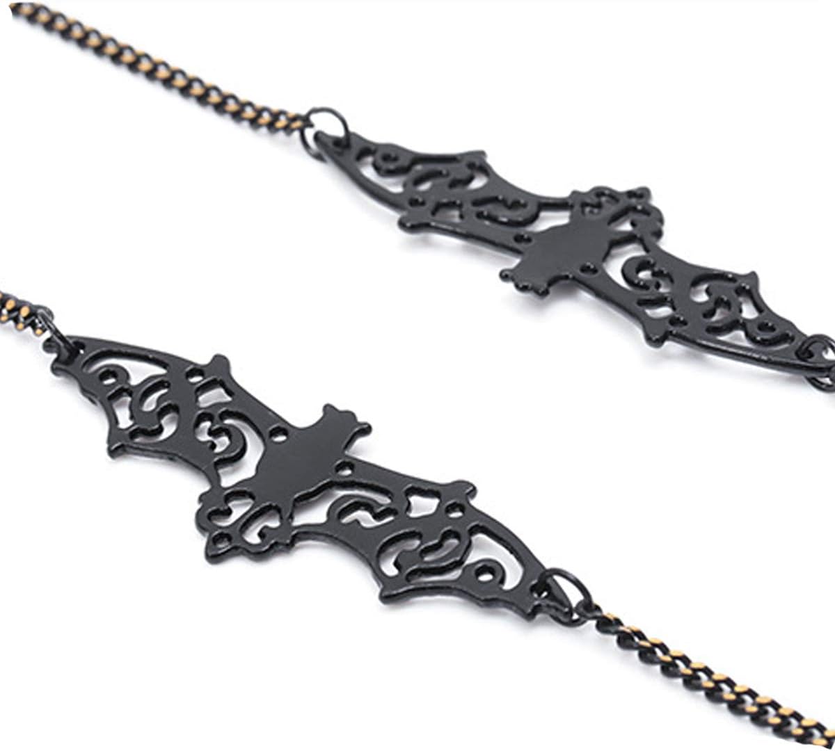 Women Men Glasses Sunglasses Chain Black Bat Eyeglass Strap Holder Eyewear Reading Glasses Retainer