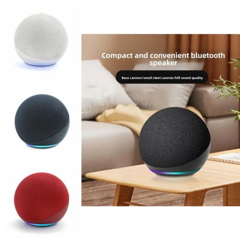 Small Bluetooth Ser Echo Dot 5Th Outdoor Wireless Bluetooth Generation Mini Rgb Ser Home Subwoofer Spherical.
