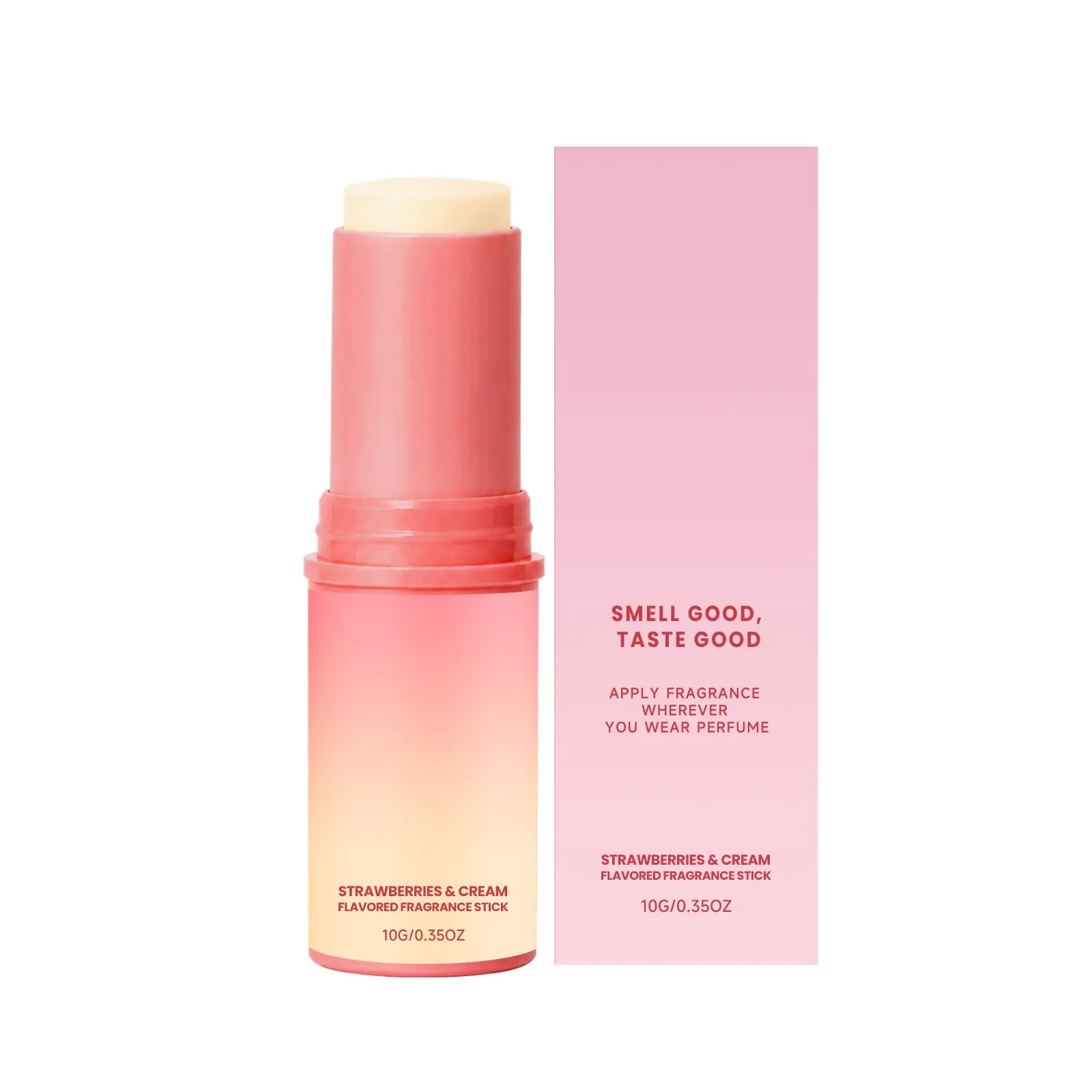 AMZ Strawberry Perfume Balm, Sweet Fruity Scent, Smooth On Skin, Long Lasting Light Fragrance, Portable Dating Perfume Stick, Aromatic Fruity Fragrance