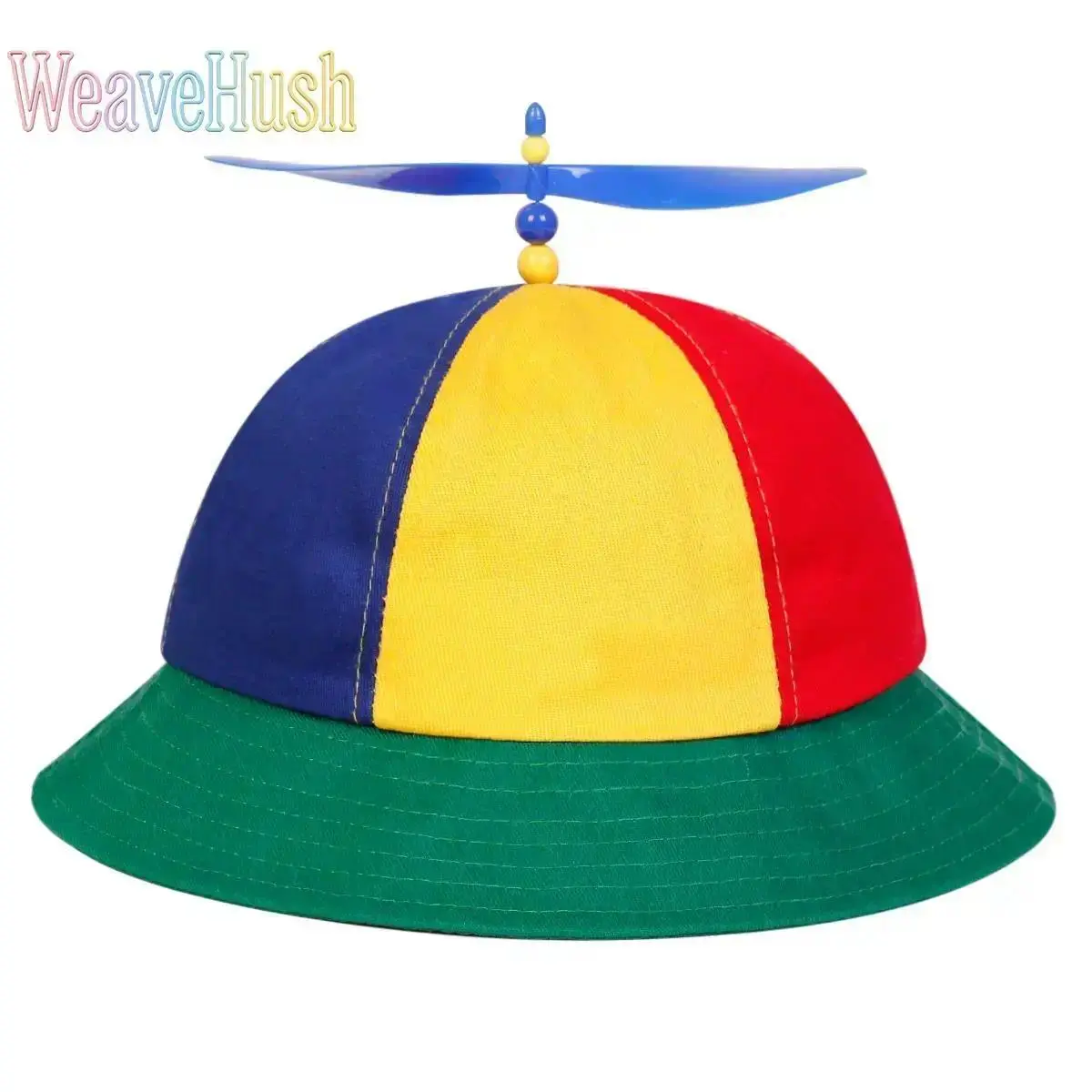 Unisex Propeller Bucket Hat, Adjustable Foldable Sun Protection Cap