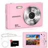 Portable Mini Digital Point & Shoot Camera - TF/Micro SD Compatible, Vlogging Equipment for Teens, Back-to-School Girly Tech Gadget, Mini Useful Gifts, Teen Girls Gifts, Purse Stuffers