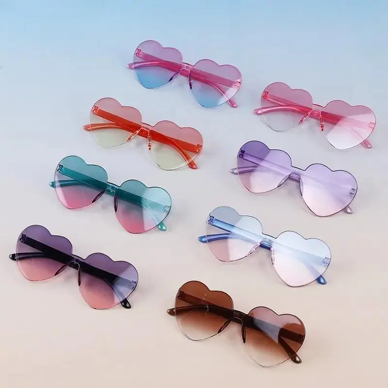7 & 8-Pack Kids Sunglasses with Assorted Cute Styles, Flexible One-Piece Integrated Frames, Bulk Multi-Pack Spare Eyewear Set, Ideal Children Fashion Shades for Beach Trips, Costume Parties, Dress-Up Games & All Outdoor Activities