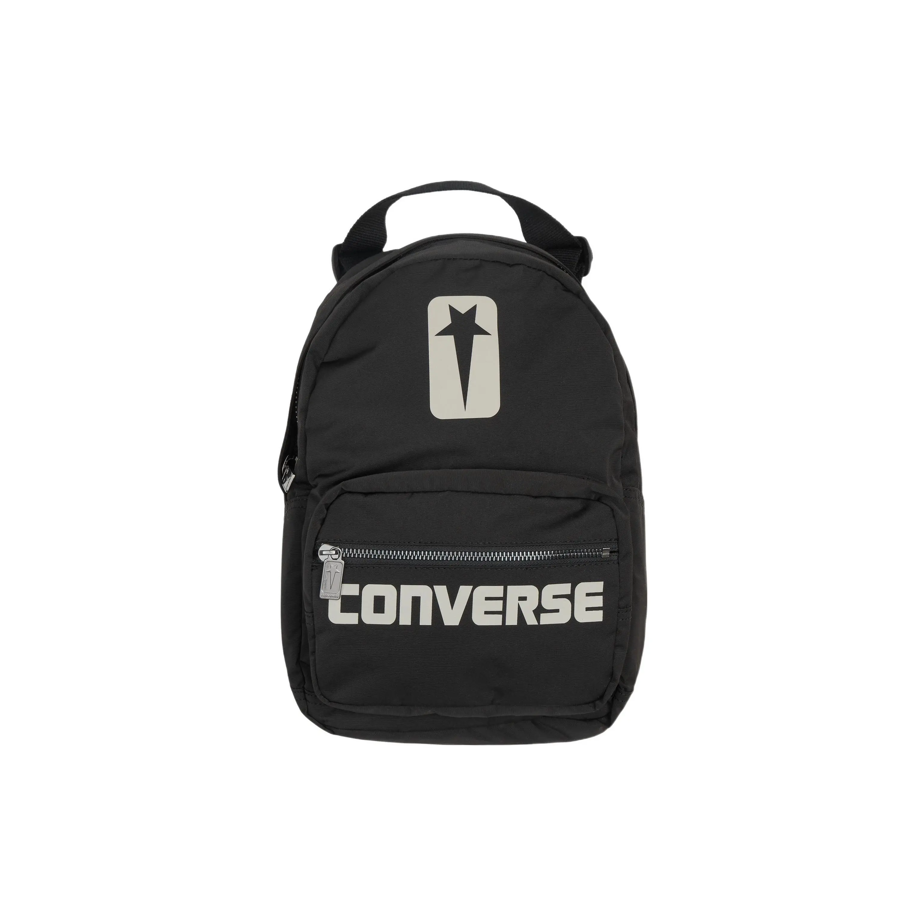Converse x DRKSHDW Go Lo Sporty Polyester Backpack for Men and Women, Unisex Black