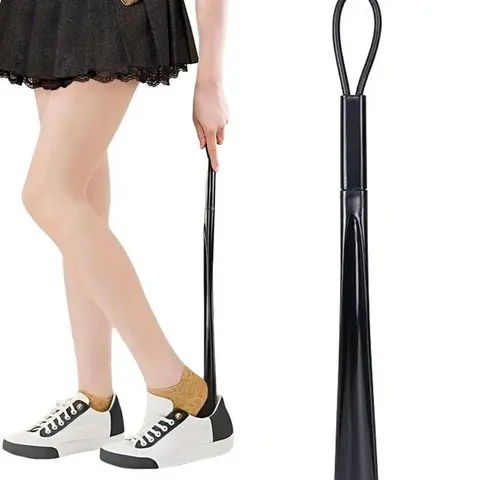 48cm Premium Long-Handled Shoe Horn, Household Shoe Horn, Multifunctional Shoe Tool, Sneaker, Shoehorn