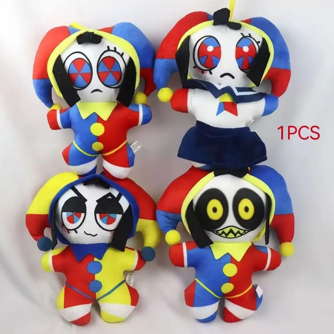 Amazing Digital Circus Clown Plush Doll, Soft and Cuddly Toy for Kids, Perfect Gift for Children, Fun and Safe Plaything, Cute Stuffies