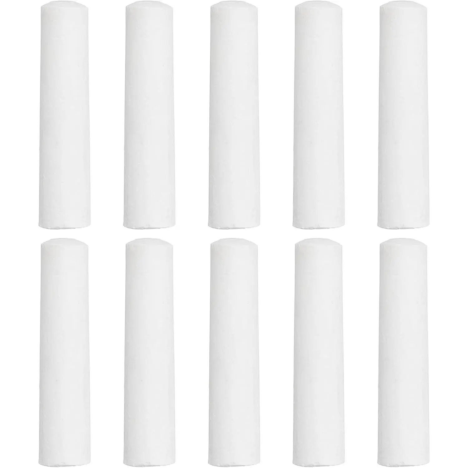10 count Dustless Chalk, White Sidewalk Chalk Large Solid Huge Washable Street Chalk for Outdoor Adults Painting Graffiti Art