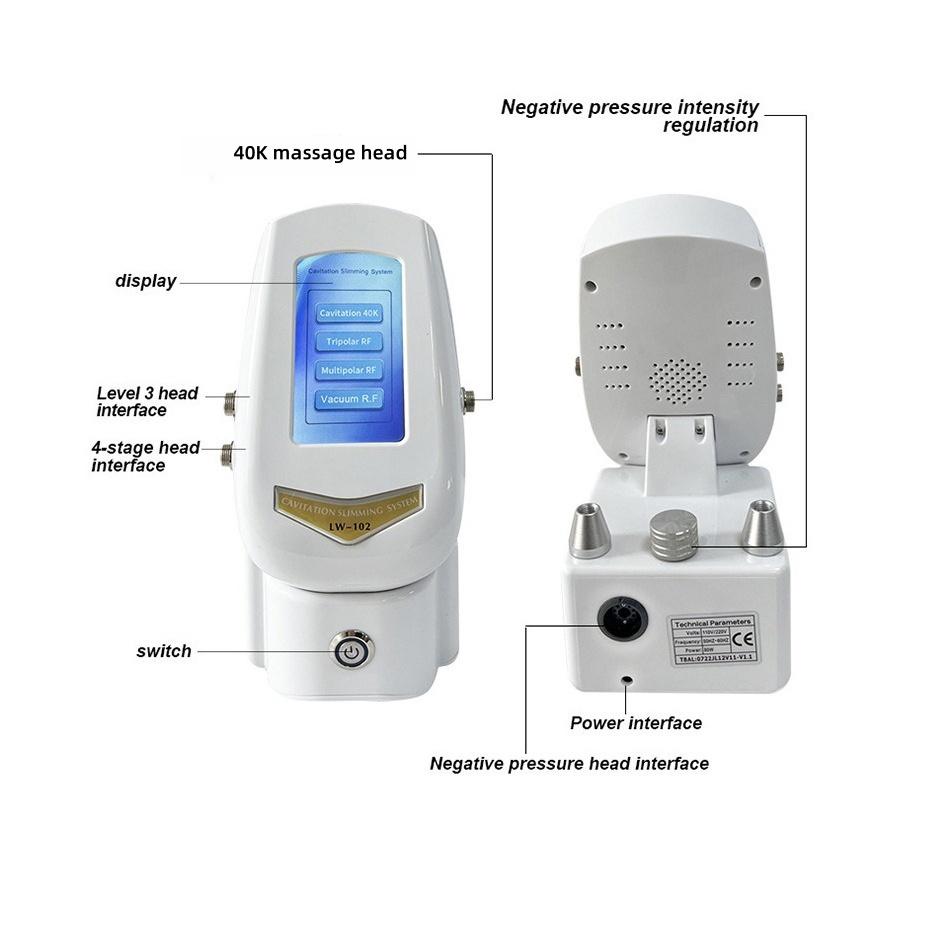 4-in-1 multi-functional facial and body massage and scraping machine with American plug, body massager, body skin care and beauty machine, 1 set of home beauty SPA, suitable for home and salon use, professional facial care and beauty device, with multiple