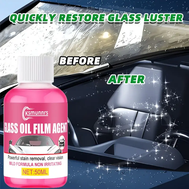 High-Definition Glass Coating, Car Windshield Rain Repellent, Smooth, Anti-Rain, Anti-Fog, No Streaks, Quick Clear Vision Recovery