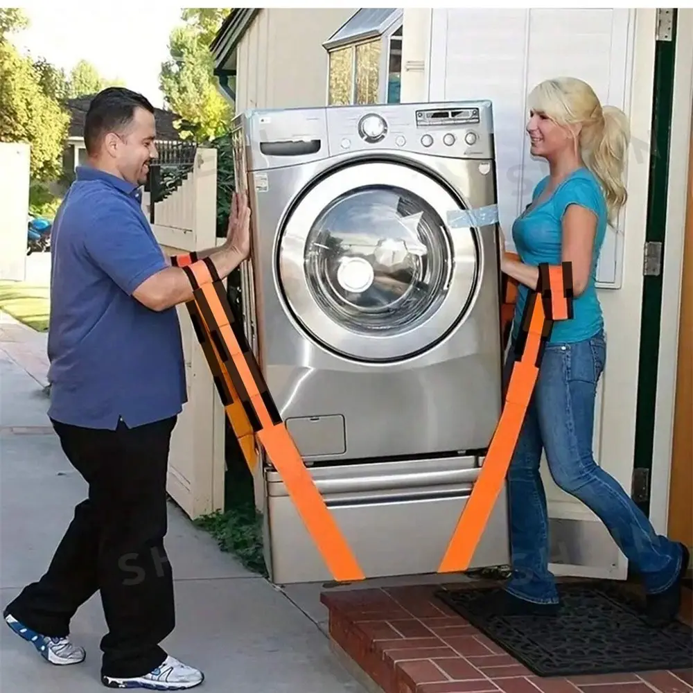 2-Person Furniture Moving Straps, Heavy-Duty Durable Lifting Shoulder Straps, Ideal for Refrigerator, Washing Machine, Sofa, Easy Carrying Tool