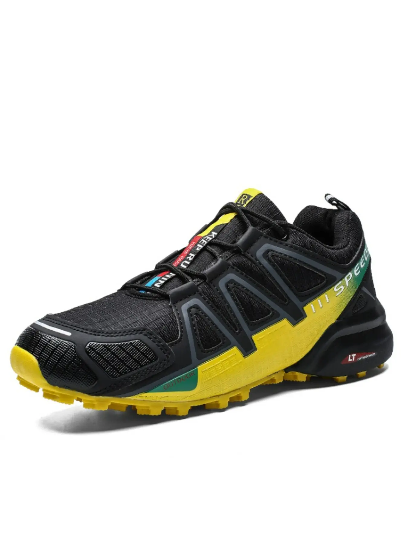 Unisex All-Terrain Hiking Shoes, Breathable Anti-Tear Mesh, Tpu Support Structure, Non-Slip Rubber Sole, Lightweight Outdoor Climbing Shoes