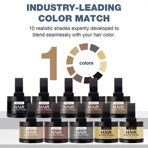 Aliver Hairline Powder, 10 Colors, Suitable for Different Hair Shades, Natural Hairline Filler, Seamless Color Correction