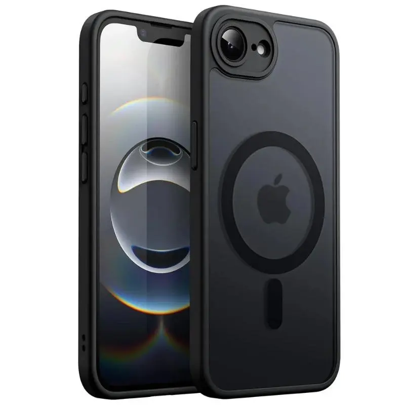 For Magsafe Magnetic Wireless Charging Case For iPhone 16E iPhone 17E 5G Shockproof Matte Back Cover Coque