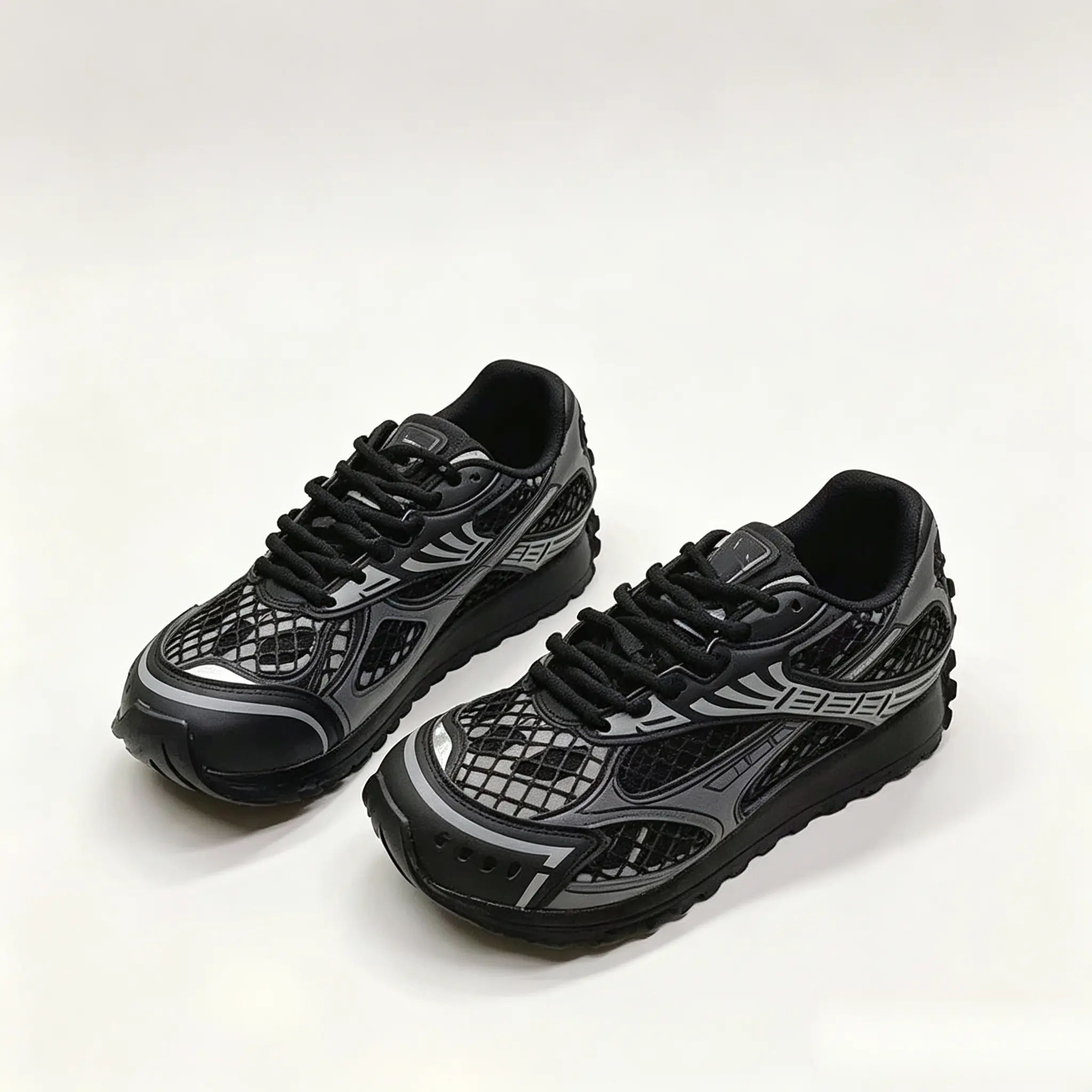 Vintage Mesh Sneakers for Men and Women, Breathable Upper Casual Running Shoes, Anti-Slip Rugged Outsole Outdoor Walking Athletic Trainers