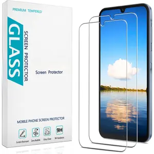 (2 Pack Designed for Samsung Galaxy A15 5G and Galaxy A15 6.5-inch Tempered Glass Screen Protector, Anti Scratch, Bubble Free