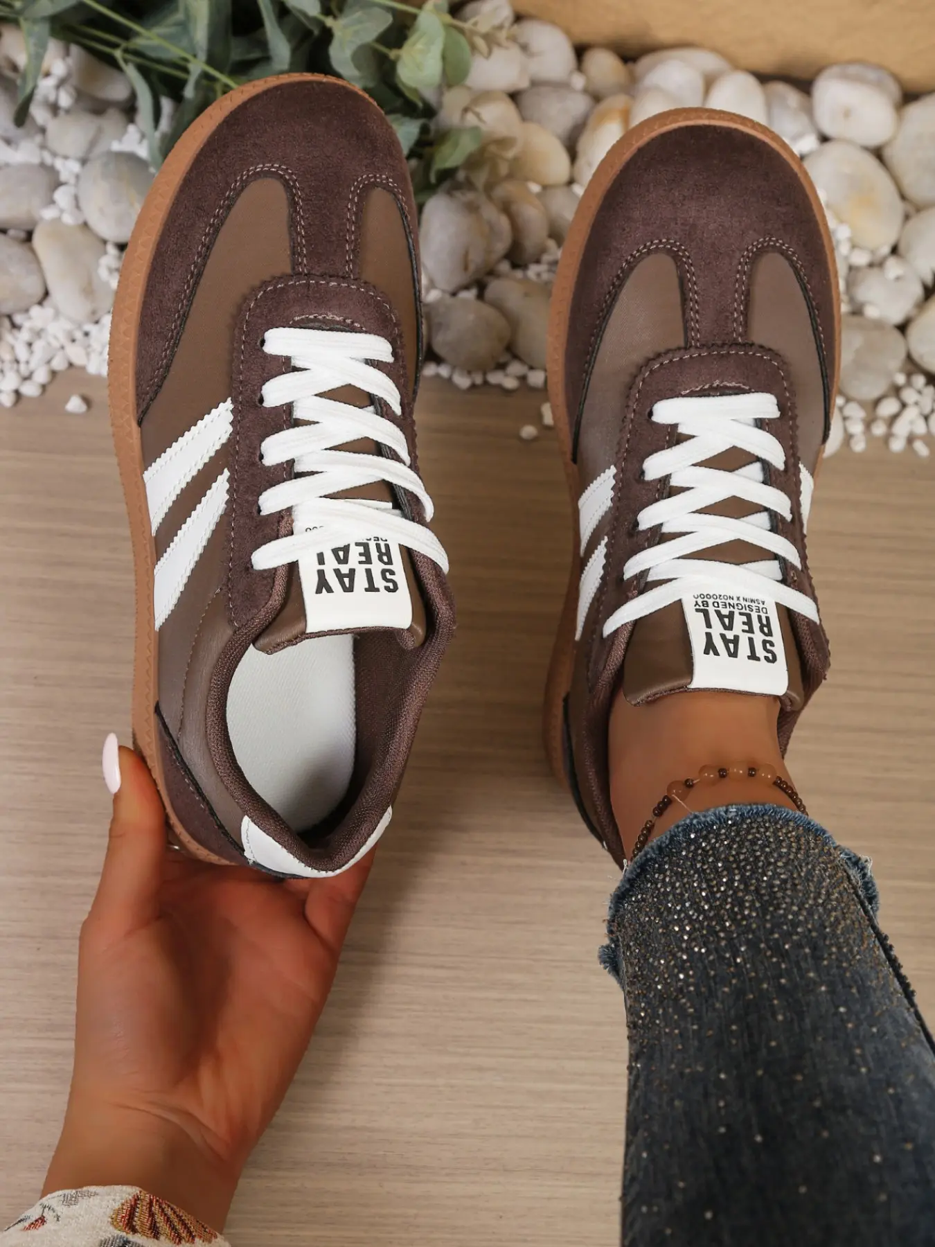 Women's Casual Shoes Spring & Fall Elegant Fashion Round Toe Low Top Lace-Up Versatile Outdoor Sporty Running Shoes Walking Running Sneakers