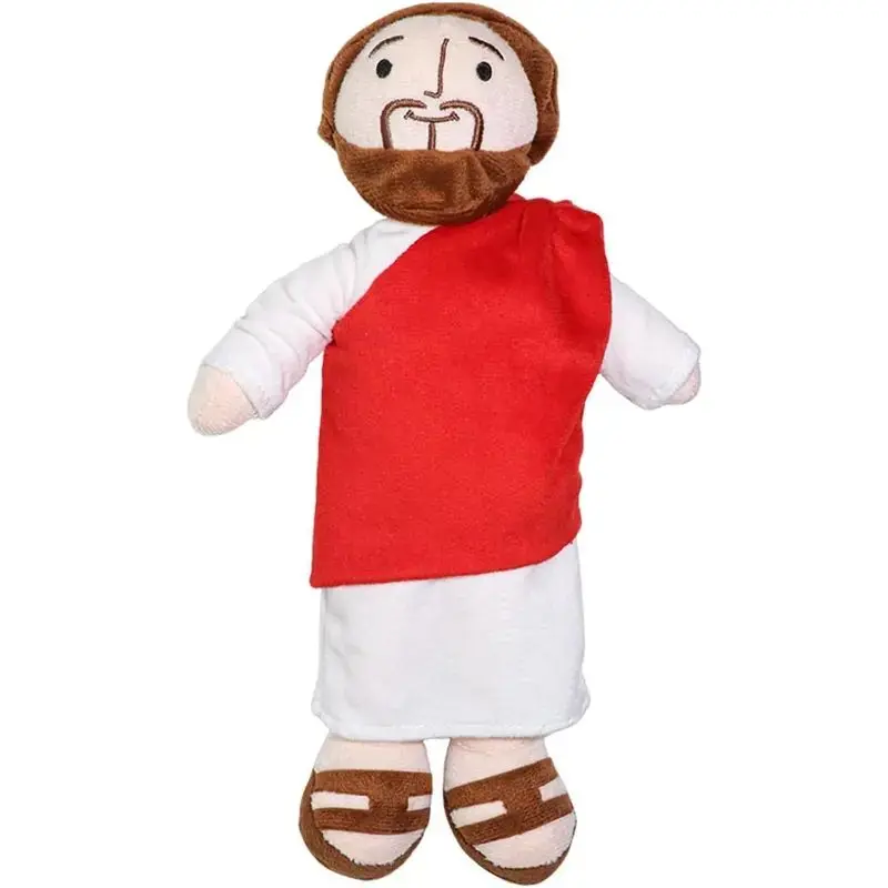 13" Cute Jesus Plush Doll - Faith-Inspired Christian Party Gift for Kids,White Elephant Gift  Soft Religious Companion Comfort Toy by summerwins Baby Gift