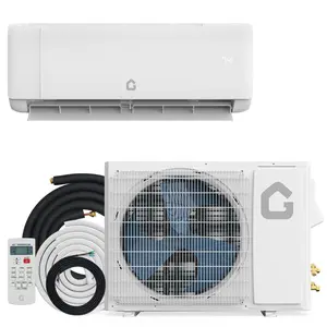 Alexa Compatible 18000 BTU Ductless Mini Split, 19 SEER2 Wall Mounted Inverter AC with Heat Pump, 230V, Cools Heats Up To 1250 Sq. Ft, White