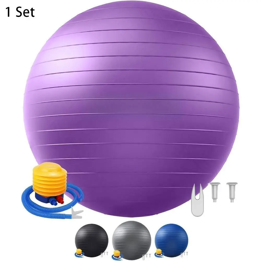 Gym Ball,Anti-Slip Thick Yoga Ball with Pump - Heavy Duty, Burst-Resistant for Fitness, Balance, Pregnancy & Home Workouts