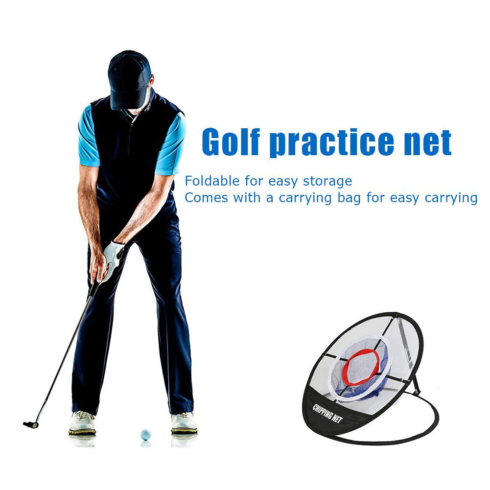 Golf Practice Net with Three-Layer Chipping Net Set, Portable Golf Target for Precision and Swing Training, Essential Golf Training Equipment, Golf Accessories, Golf Training Tool, Golf Training Accessory