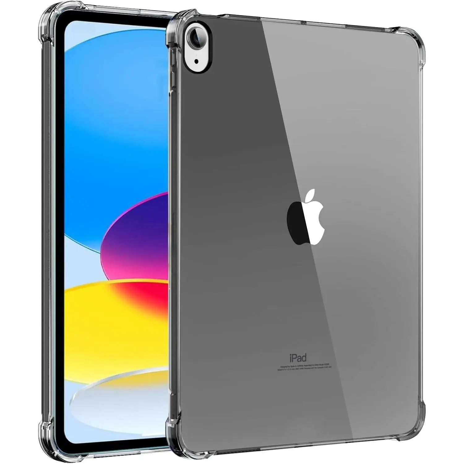 Tablet Case for iPad 11th Gen 11in (2025, A16) & iPad 10th Gen 10.9in (2022) - Lightweight Thin Soft TPU, Air Bumper Guard, Anti-Scratch, Easy Installation, Shockproof Camera Protect Cover
