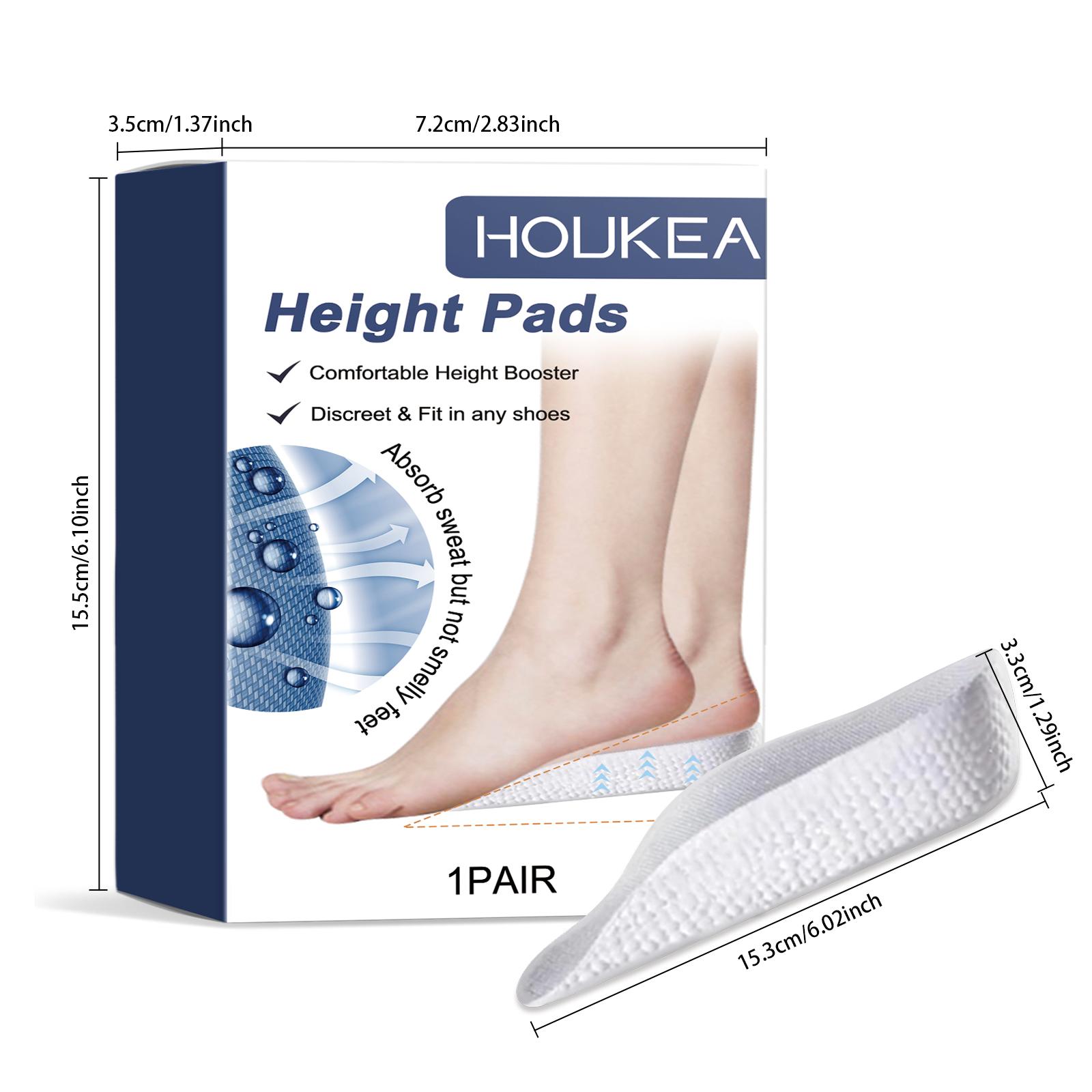 Houkea Insoles Outdoor Non-Slip Wear-Resistant Supportive Comfortable Invisible Body Care Durable Lightweight Breathable Insoles