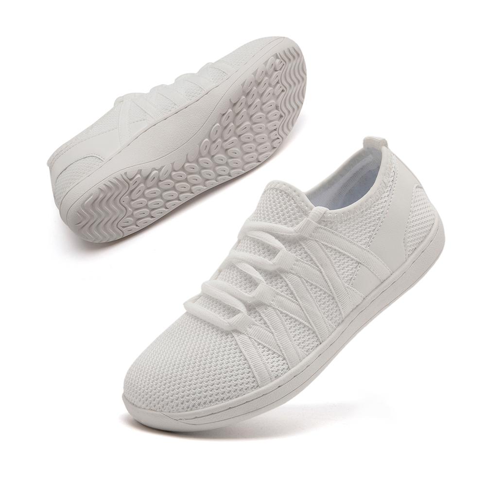 Women's Barefoot Sneakers Wide Minimalist Walking Shoes Comfort Trainer Footwear Athletic Runner Closed Training Sports Shoes Casual Running Gift for Girls