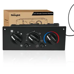 Nilight A/C Heater Climate Control Module Switch, 1pc with 8+5 Pins & 13 Pins Terminal, Compatible with 2002-2006 Kenworth T800, W900, C500, T600A Trucks, Replacement Air Conditioning Panel