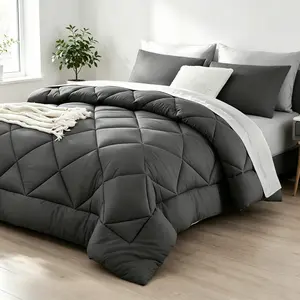 Thick Washable Cotton Duvet Set 3-Piece, Breathable and Sweat-Resistant, All-Season Use, Suitable for Student Dorms and Bedrooms