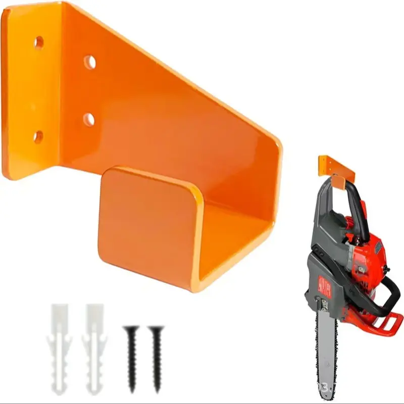 New Chainsaw Wall Mount Bracket, Electric Saw Holder Storage Rack, Tool Organizer, Durable Hanging Shelf