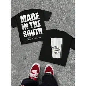 Made In The South Styrofoam Cup Viral Meme Southern Culture Graphic Top, Lightweight Outdoor Country Festival Southern Vacation Tailgate Wear Unisex T-Shirt For Men Women