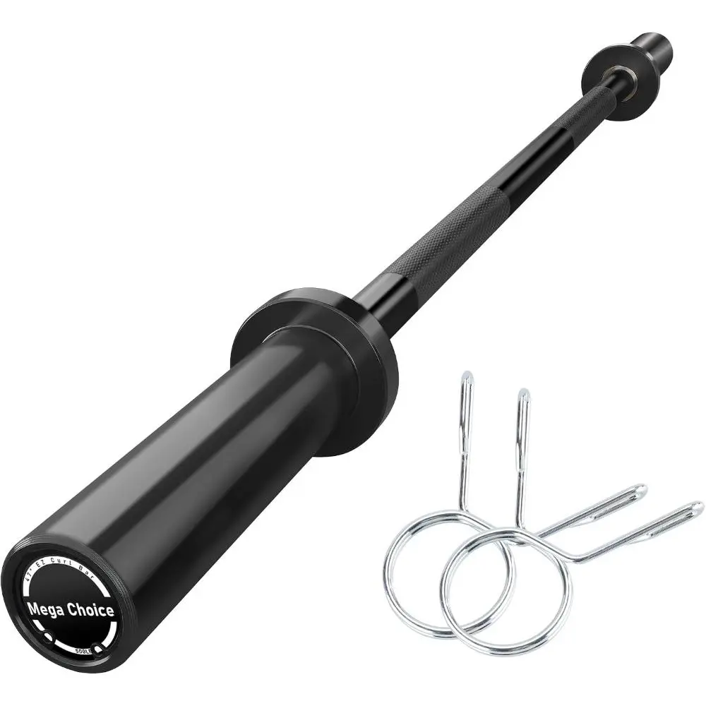 Gaomon 4FT Powerlifting Barbell, Heavy-Duty 500LB Capacity, 2-Inch Weight Bar for Snatch & Strength Training, Premium Steel Bushing/Sleeve, Fits Standard Plates