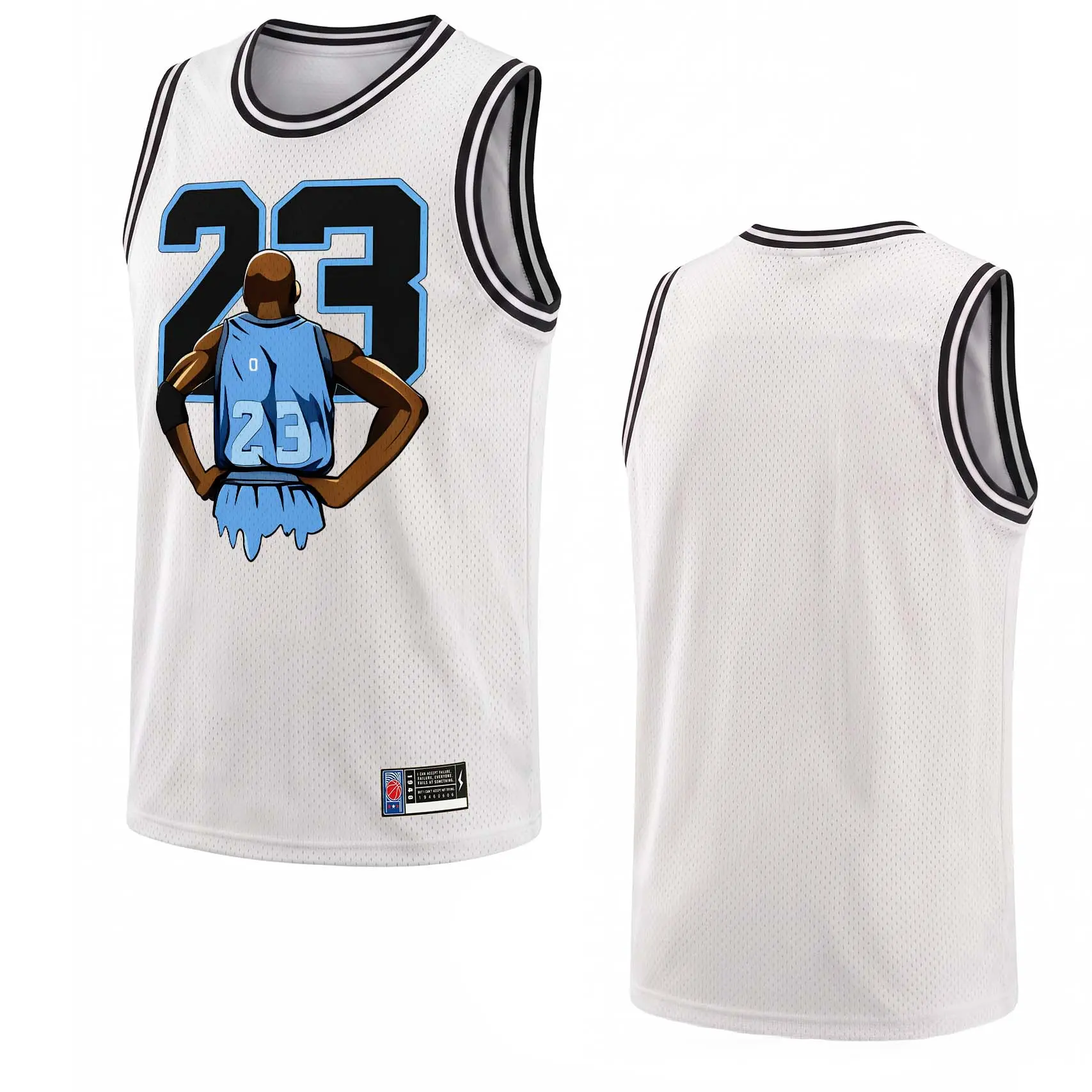 Men’s Retro Basketball Graphic Mesh Tank Top, Sleeveless Sports Jersey Style Shirt, Breathable Athletic Training Vest, Casual Streetwear Summer Top for Workout, Fitness, Running and Daily Wear
