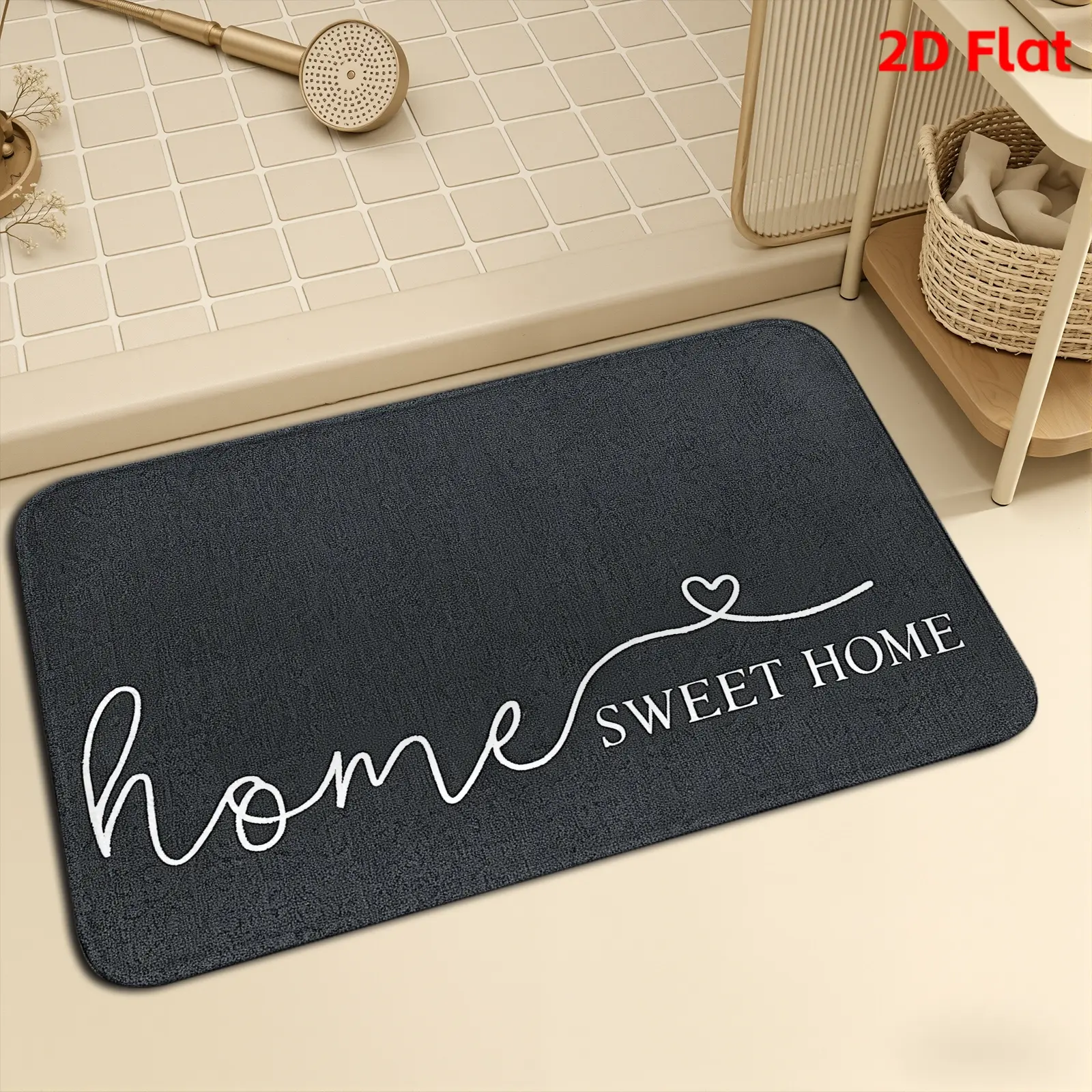 1 piece of  area rugs doormats bath rugs floor mat, household use, , soft, easy to clean, suitable for applicable to entrance Mat  doormat  front door hall living room bathroom kitchen bedroom restaurant corridor study office computer room indoor and outd