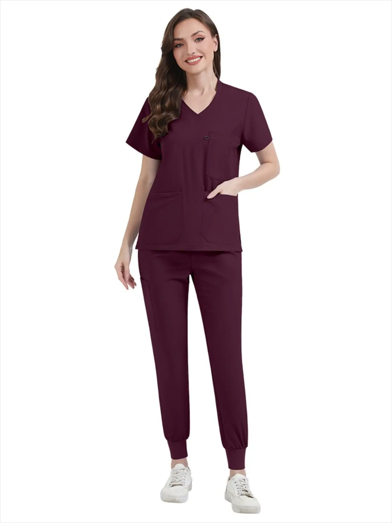 Work Uniform Set Workwear Suitable for Doctors Beauty Salon Staff Front Desk Clerks & Shop Employees